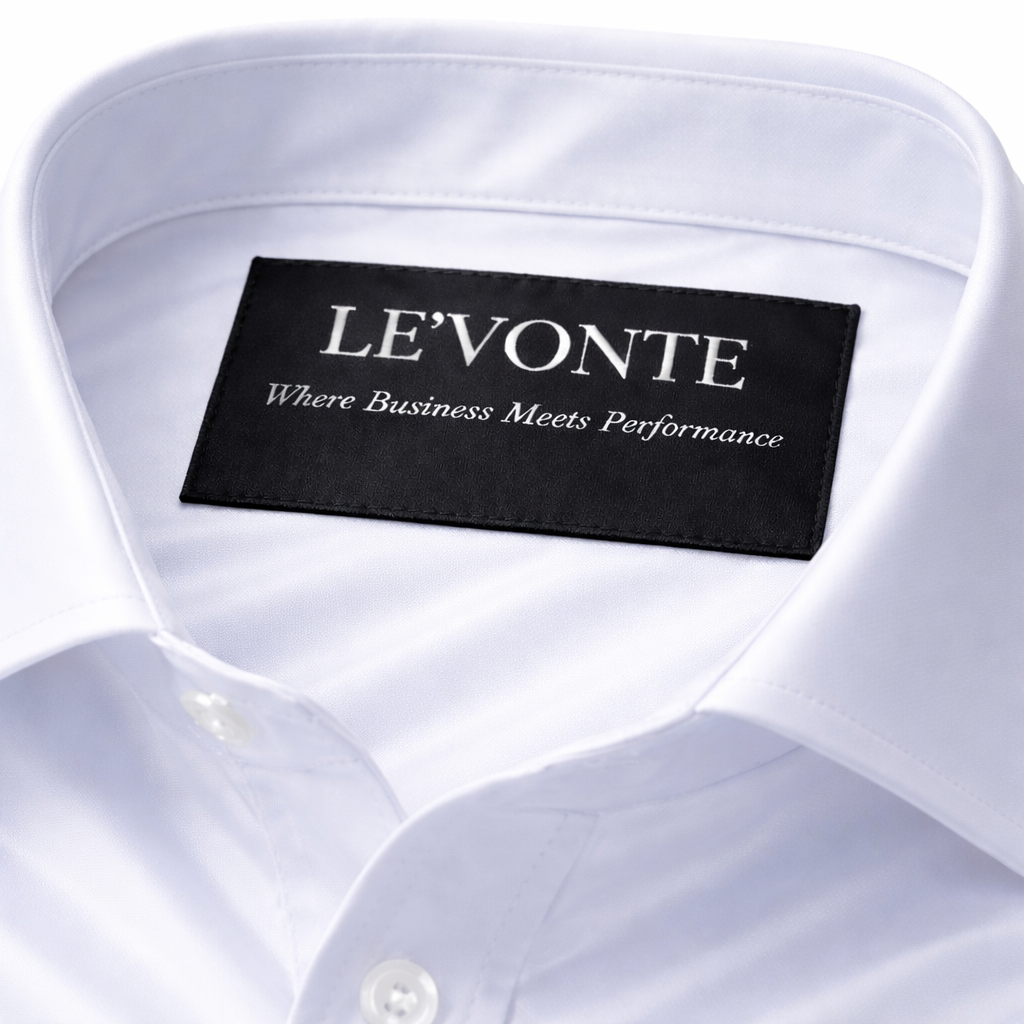 "Blanc" Short Sleeve Stretch Button Down