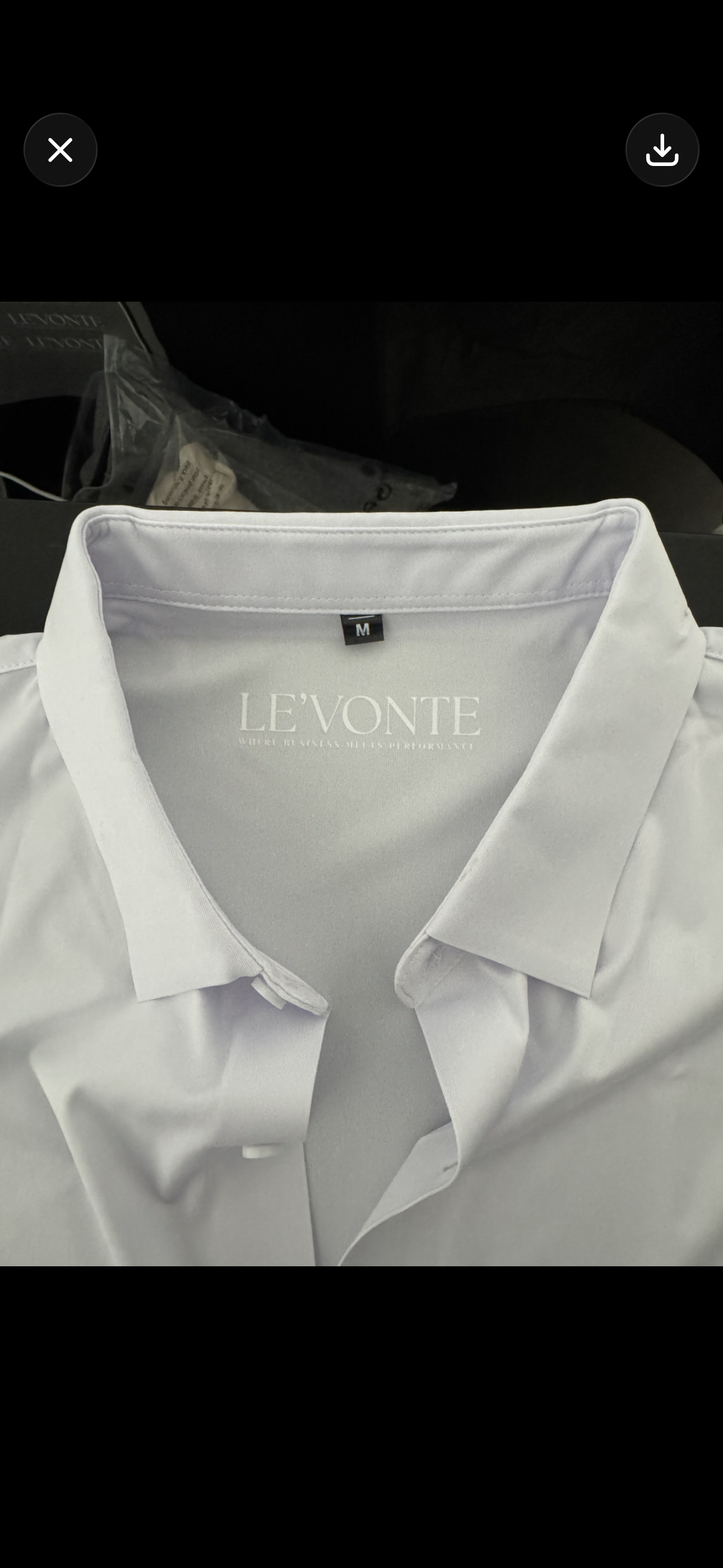 "Blanc" Short Sleeve Performance Button Down