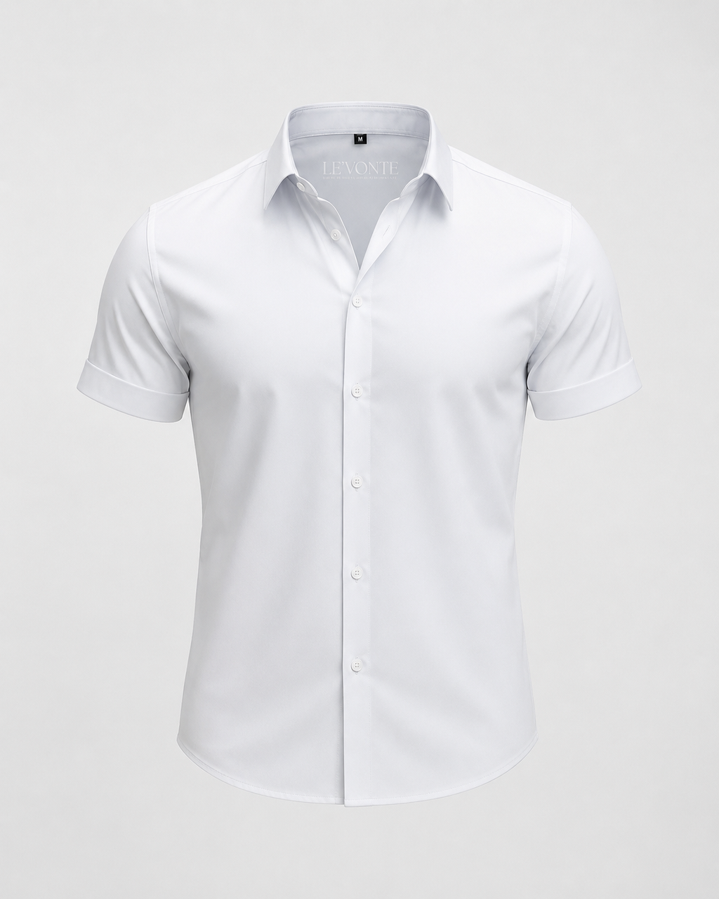 "Blanc" Short Sleeve Performance Button Down