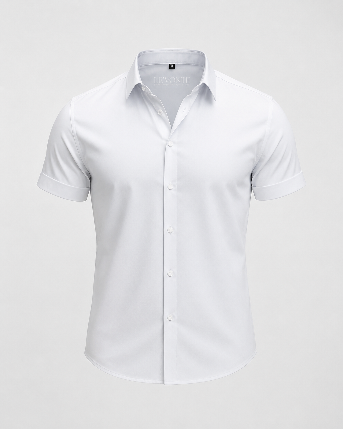 "Blanc" Short Sleeve Performance Button Down